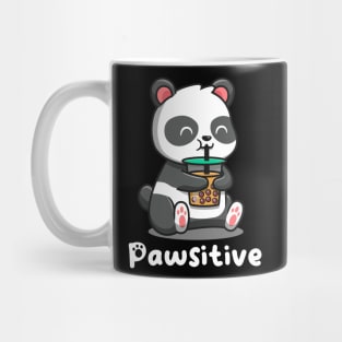 Pawsitive panda positive and cute Mug